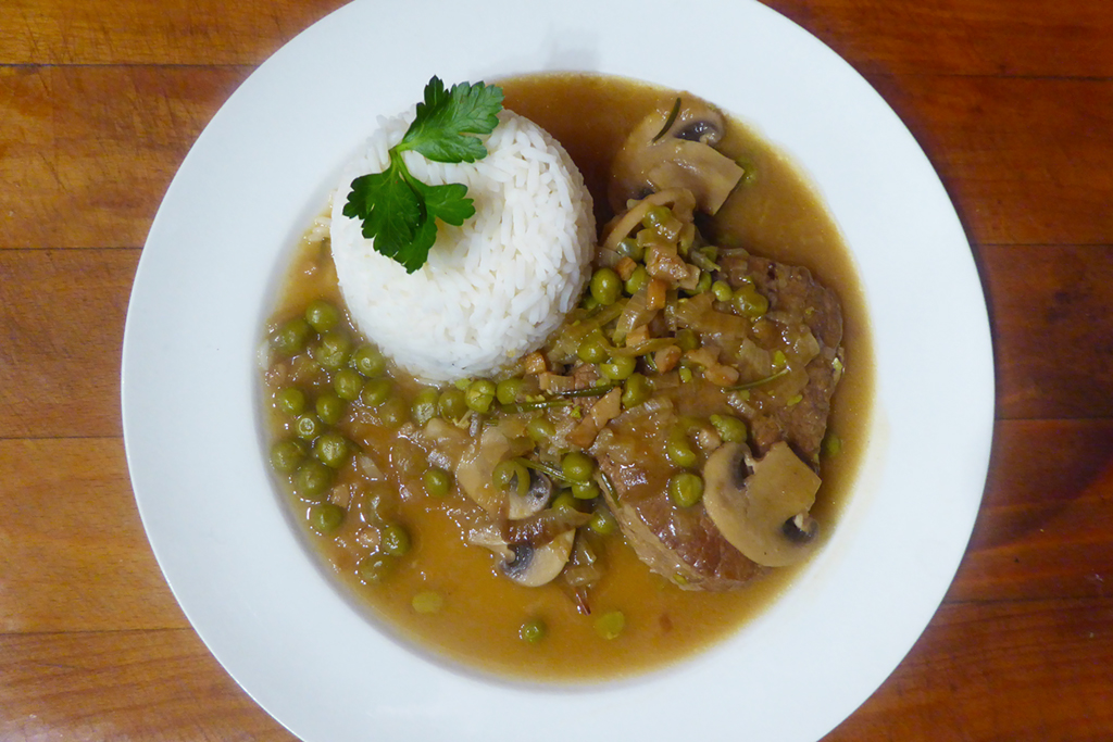 Hovězí na žapionech