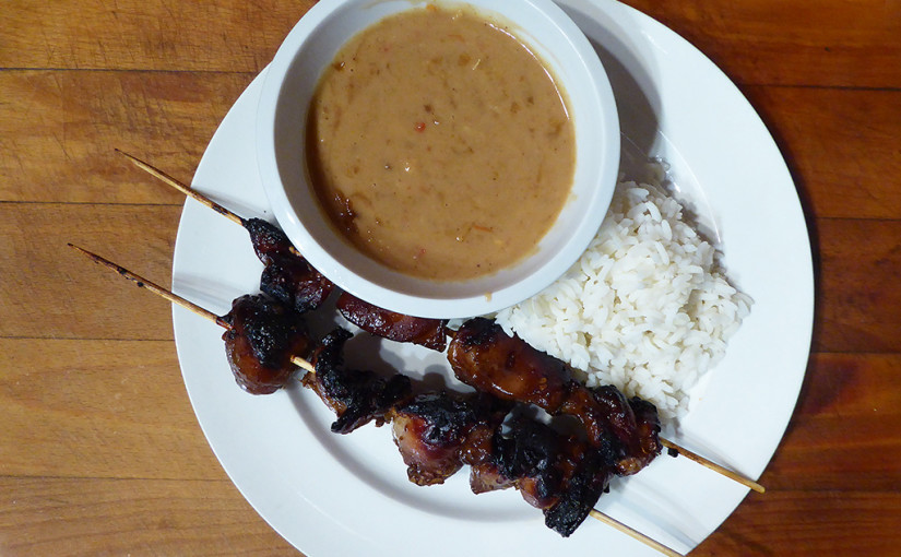 Kuřecí satay čili kuřecí saté | Jinak vůně Asie | Otherwise too chicken skewers with peanut sauce | Food, které ochutnáte až zítra