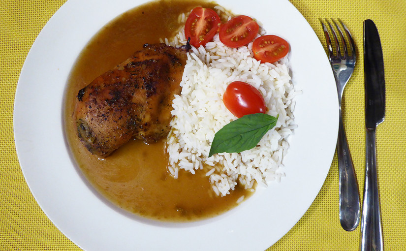 Kuřecí prsa z trouby s rýží | Variace na kuřecí téma