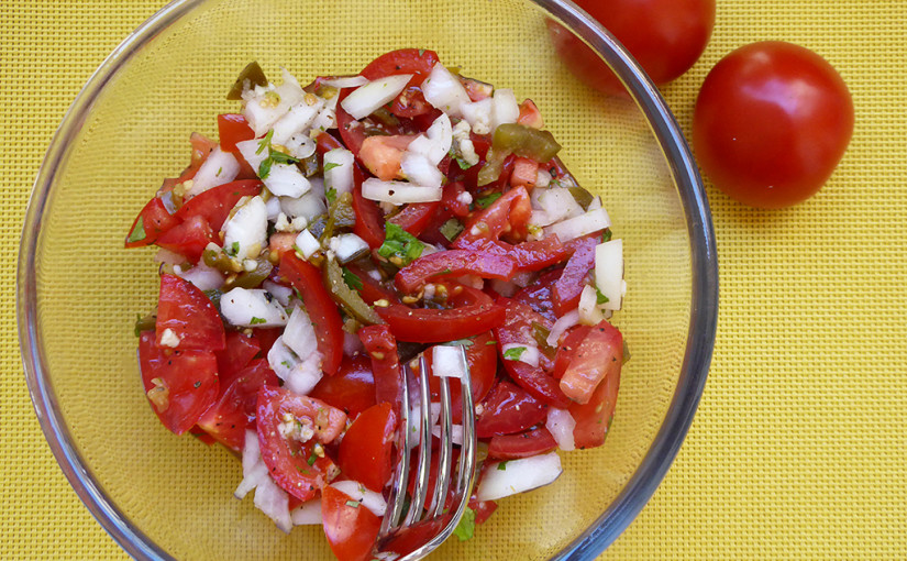 Pico de Gallo | Salát v barvě mexické vlajky