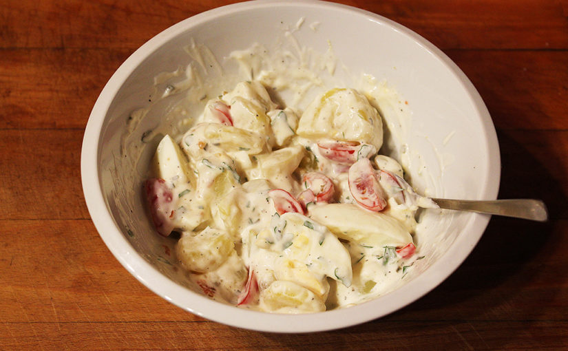 Tartar potato salad