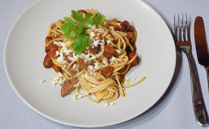 Quick spaghetti with tomato and mozzarella | Rescue at the last minute