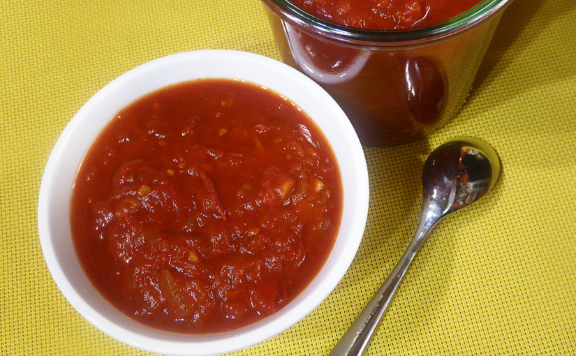 Chilli chutney čili chutné čatní s rajčaty | Snadná příprava, ale běh na delší trať