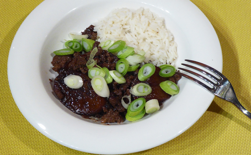 Chinese stew with rice