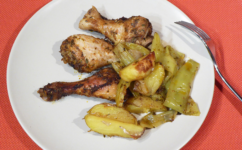 Roasted chicken wings with peppers | Inspirace nad regálem | Hezky česky