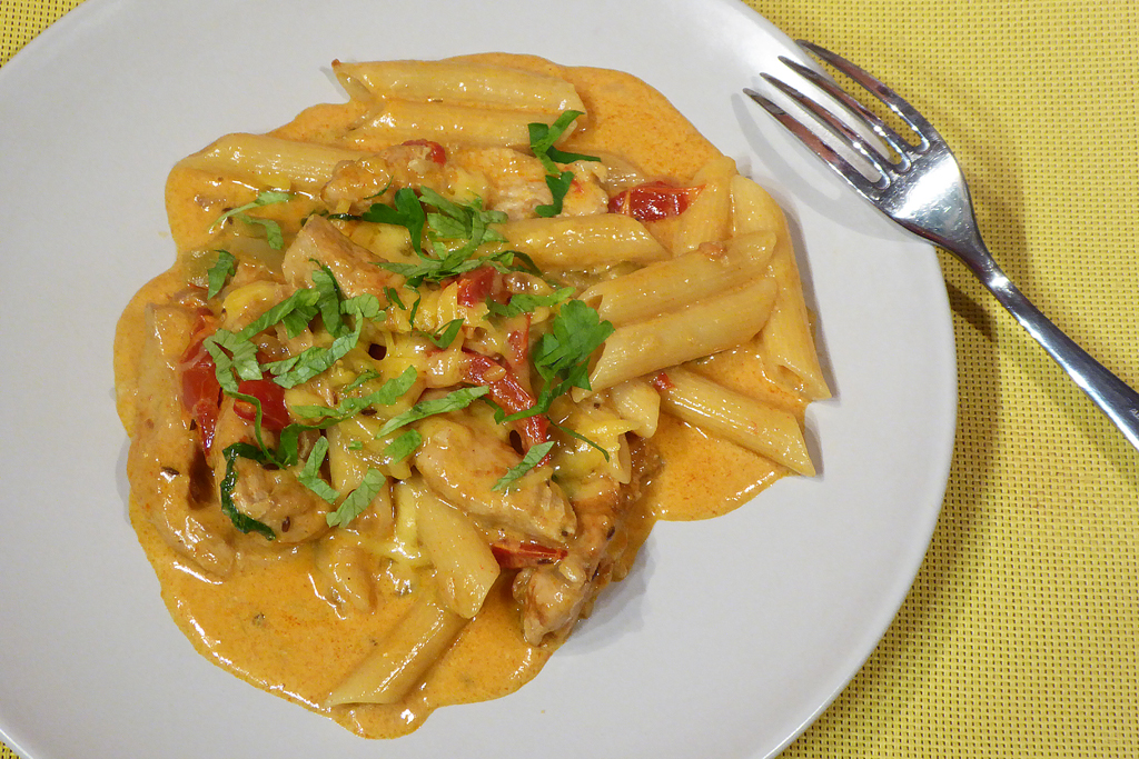 Mexické kuřecí penne | Trikolora viva