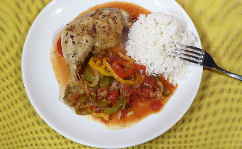 Basque Czech style chicken with rice