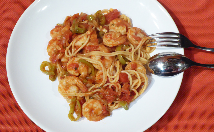 Krevety s rajčaty a špagetami | Tak a zase jinak | Snadná večeře | Pikantní záležitost