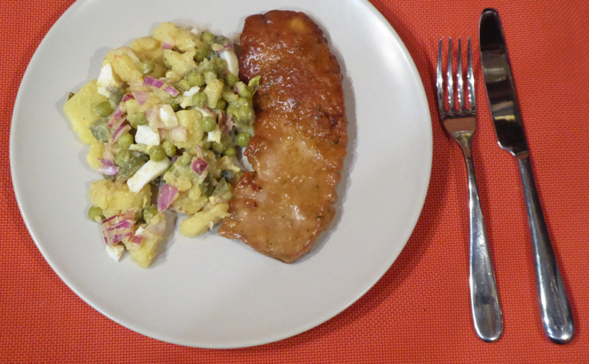 Pork steak | The Viennese potato salad