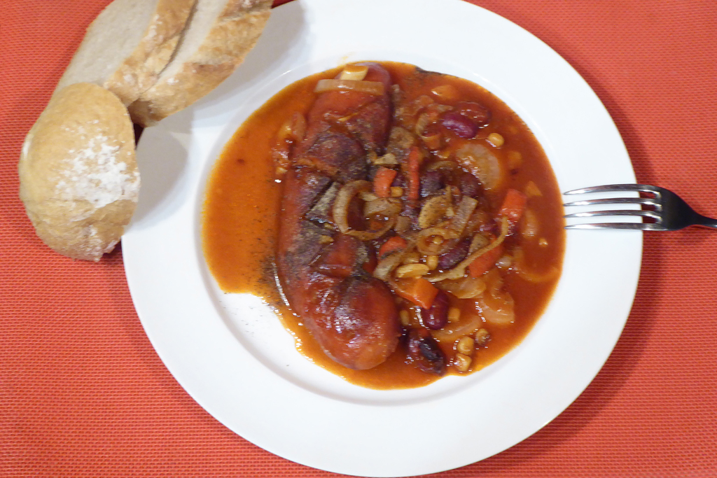 Špekáčky na černém pivu