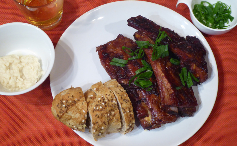 Marinated pork ribs | At home, as in a pub